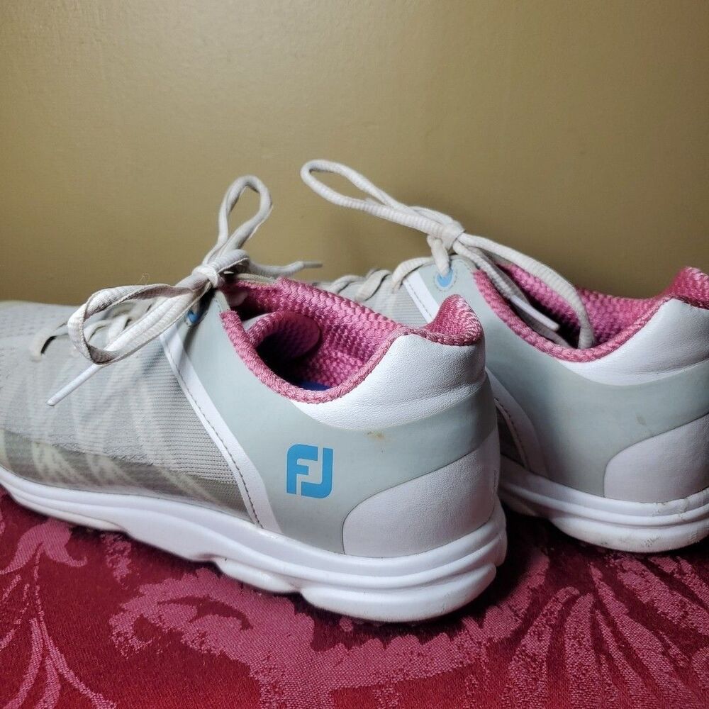 FootJoy Sport Spikeless Golf Shoes woman's Sz 7 Lace Up Sneaker - Picture 3 of 8